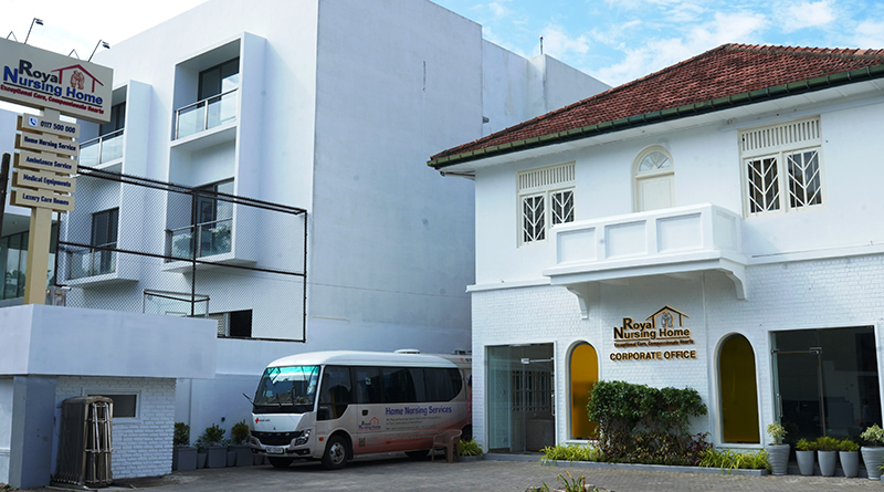 රෝයල් නර්සින් හෝම් නව සන්ධිස්ථානයක් තබමින් ප්‍රධාන කාර්යාලය බාන්ස් පෙදෙසට